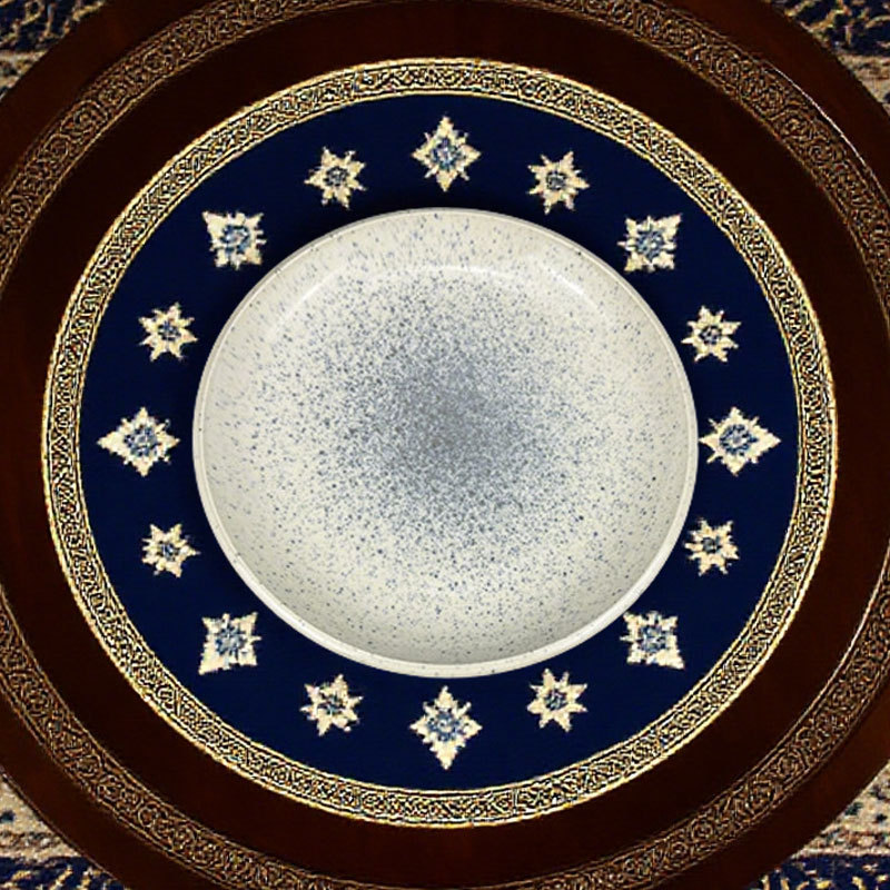 Kiln - changed Ceramic Plate with Speckles