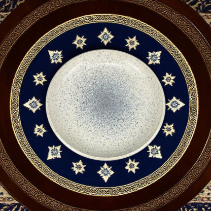 Kiln - changed Ceramic Plate with Speckles