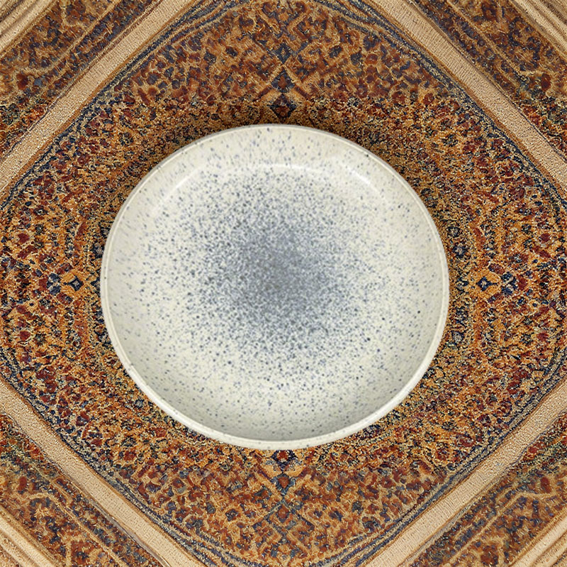 Kiln - changed Ceramic Plate with Speckles