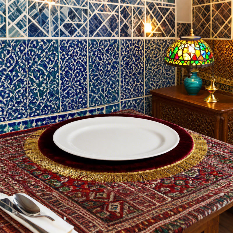 Oval White Ceramic Plate