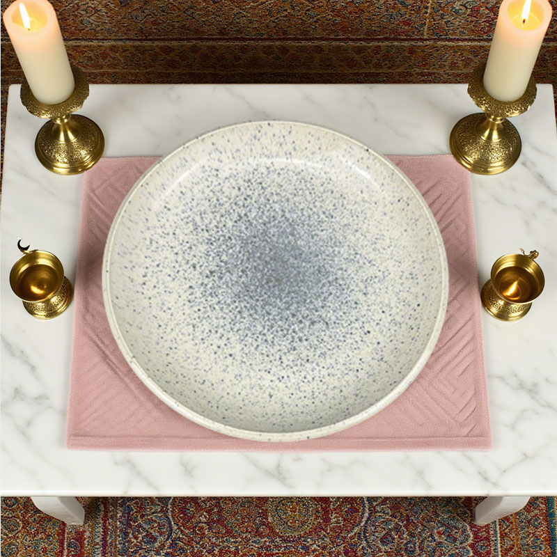 Kiln - changed Ceramic Plate with Speckles