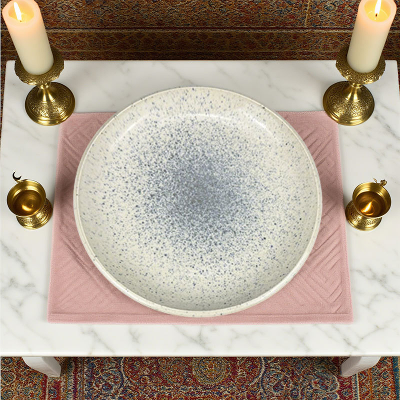 Kiln - changed Ceramic Plate with Speckles