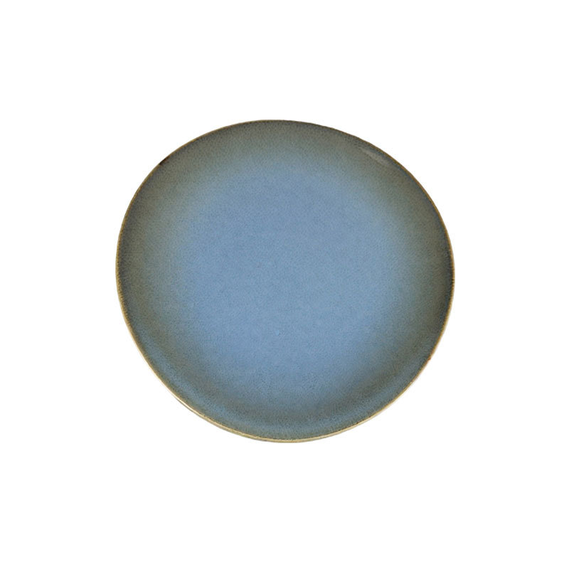 Gradient Blue Ceramic Dinner Plate