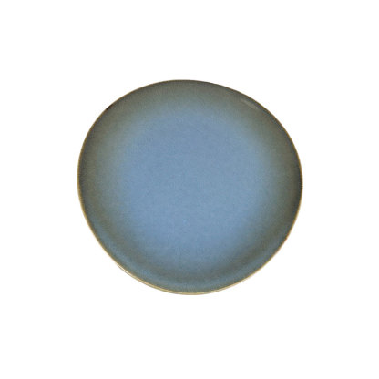 Gradient Blue Ceramic Dinner Plate