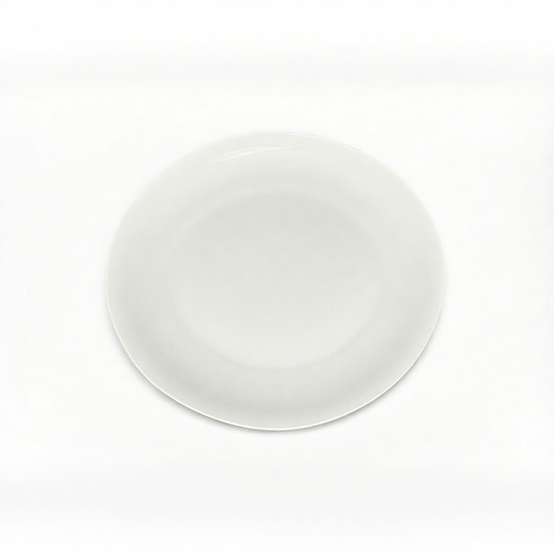 Classic White Ceramic Dinner Plate