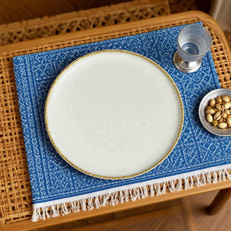 Elegant White Ceramic Dinner Plate