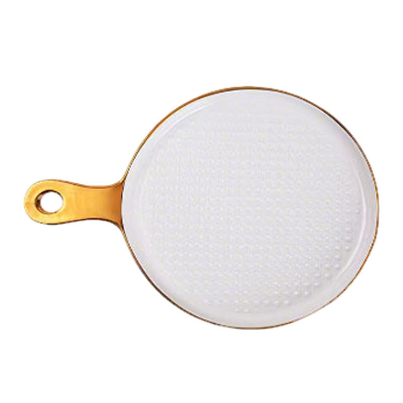 Bestselling Golden - Rimmed Ceramic Pizza Plate