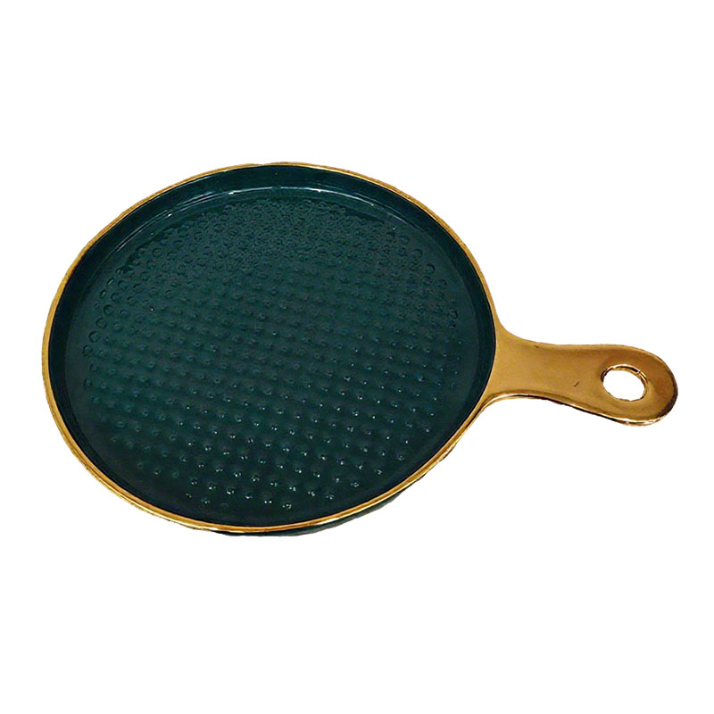 Bestselling Golden - Rimmed Ceramic Pizza Plate