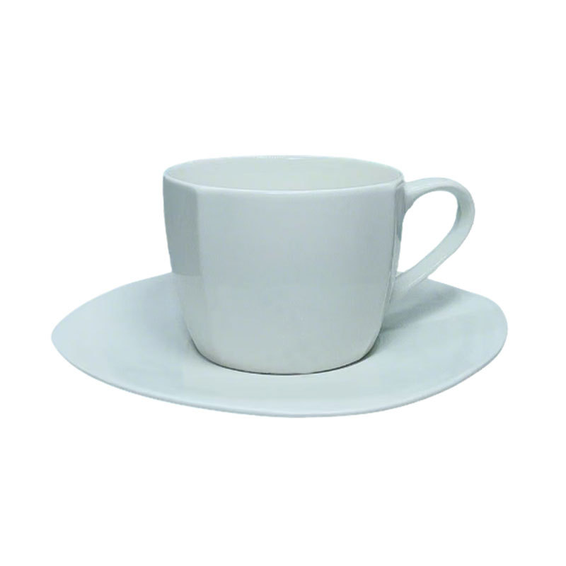 Porcelain Coffee Cup with Saucer Set
