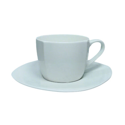 Porcelain Coffee Cup with Saucer Set