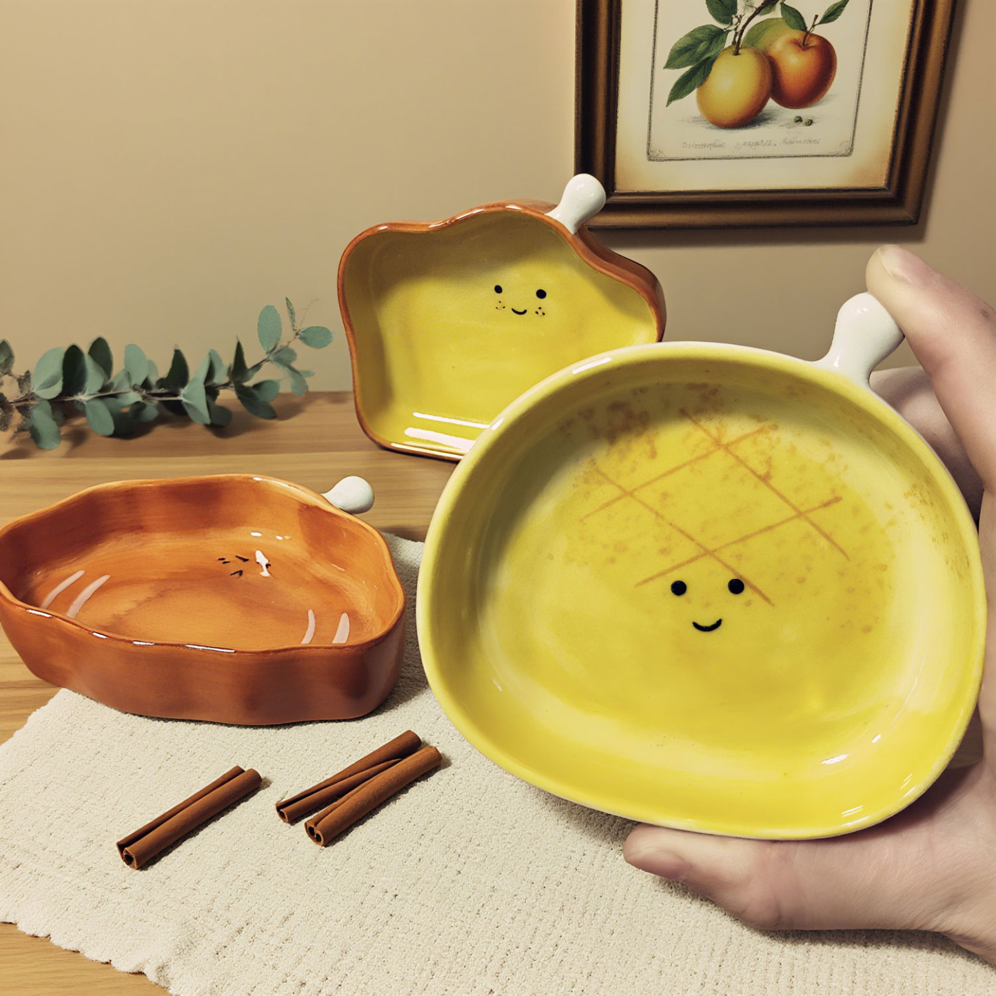Fun Bread - Shaped Ceramic Small Dishes