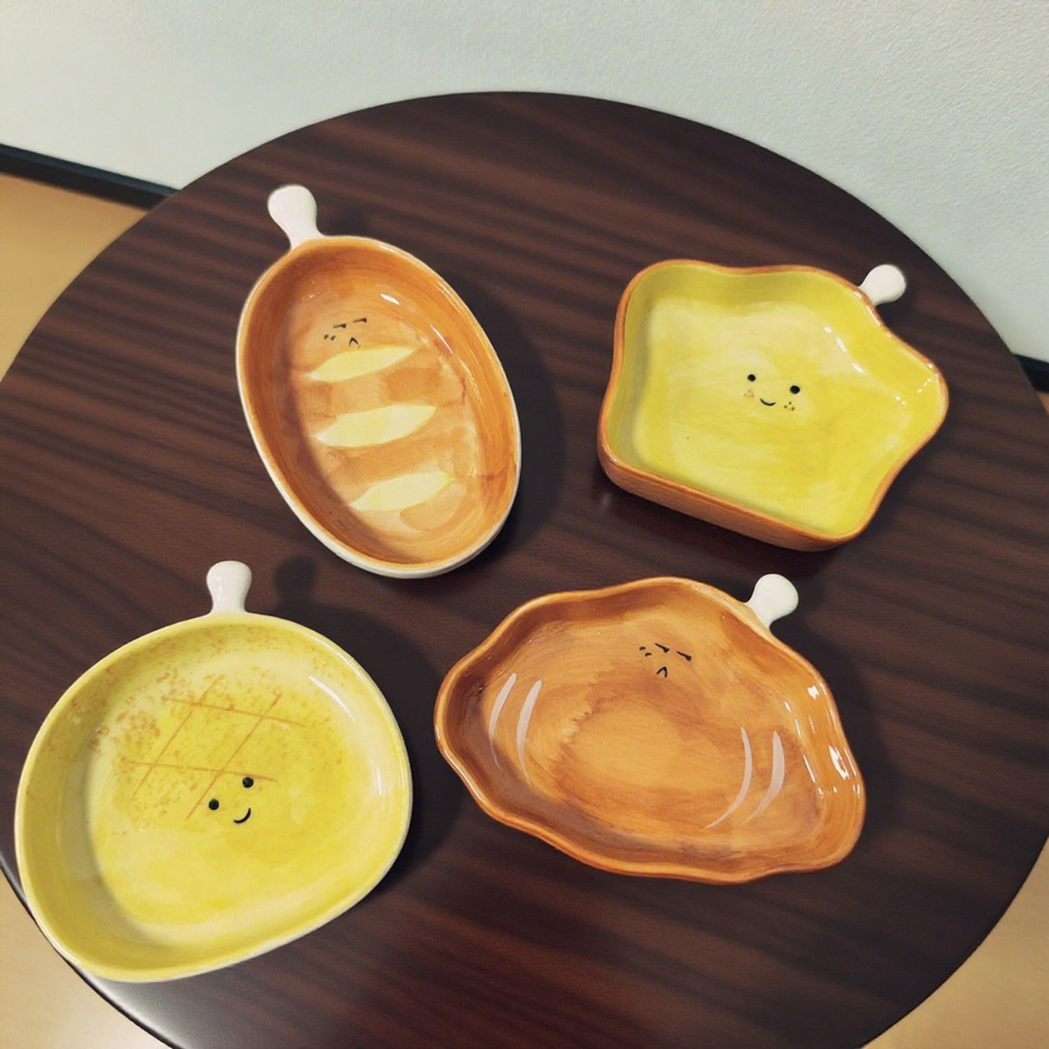 Fun Bread - Shaped Ceramic Small Dishes