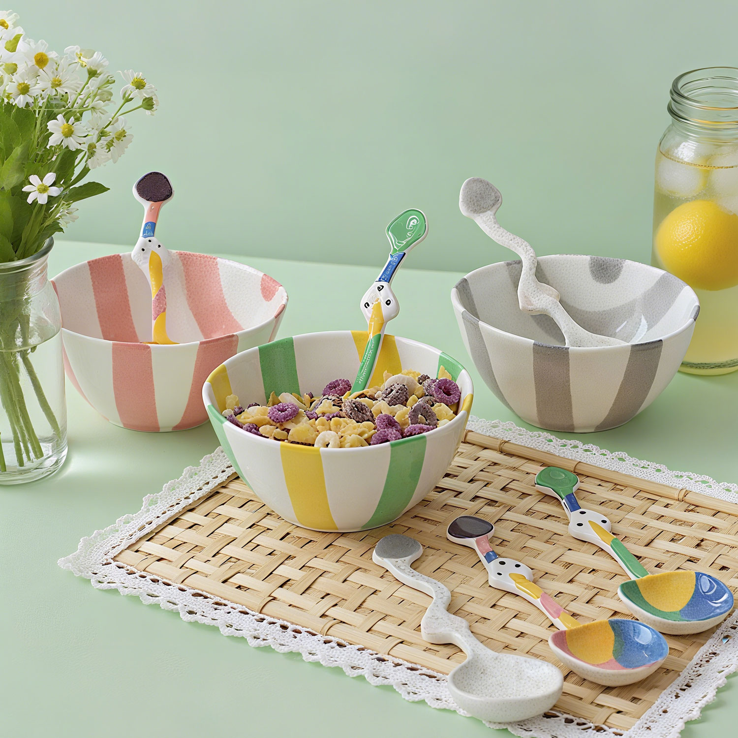 Moran Ins-style Ceramic Yogurt Bowl​