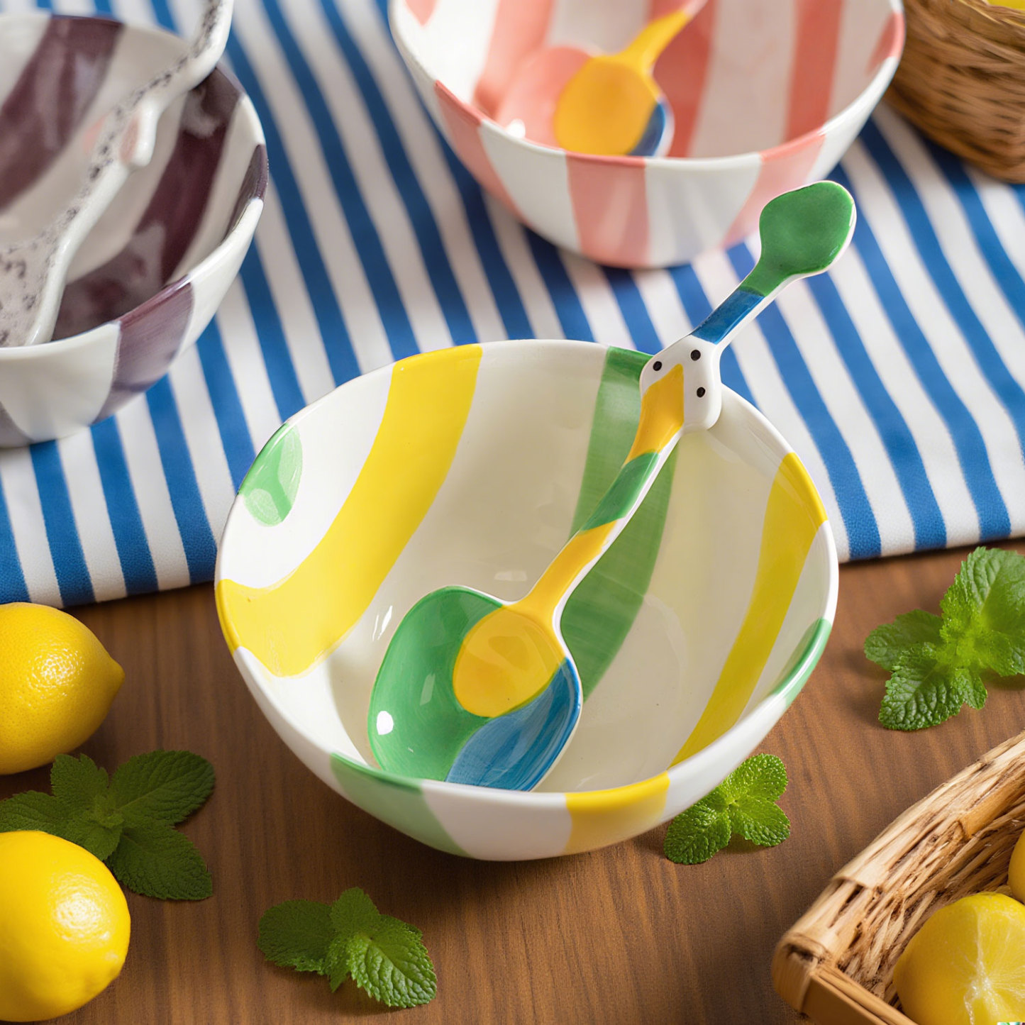 Moran Ins-style Ceramic Yogurt Bowl​