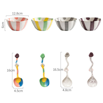 Moran Ins-style Ceramic Yogurt Bowl​