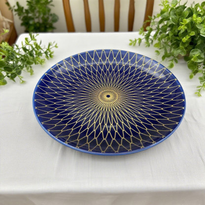 Creative Japanese ceramic round plate