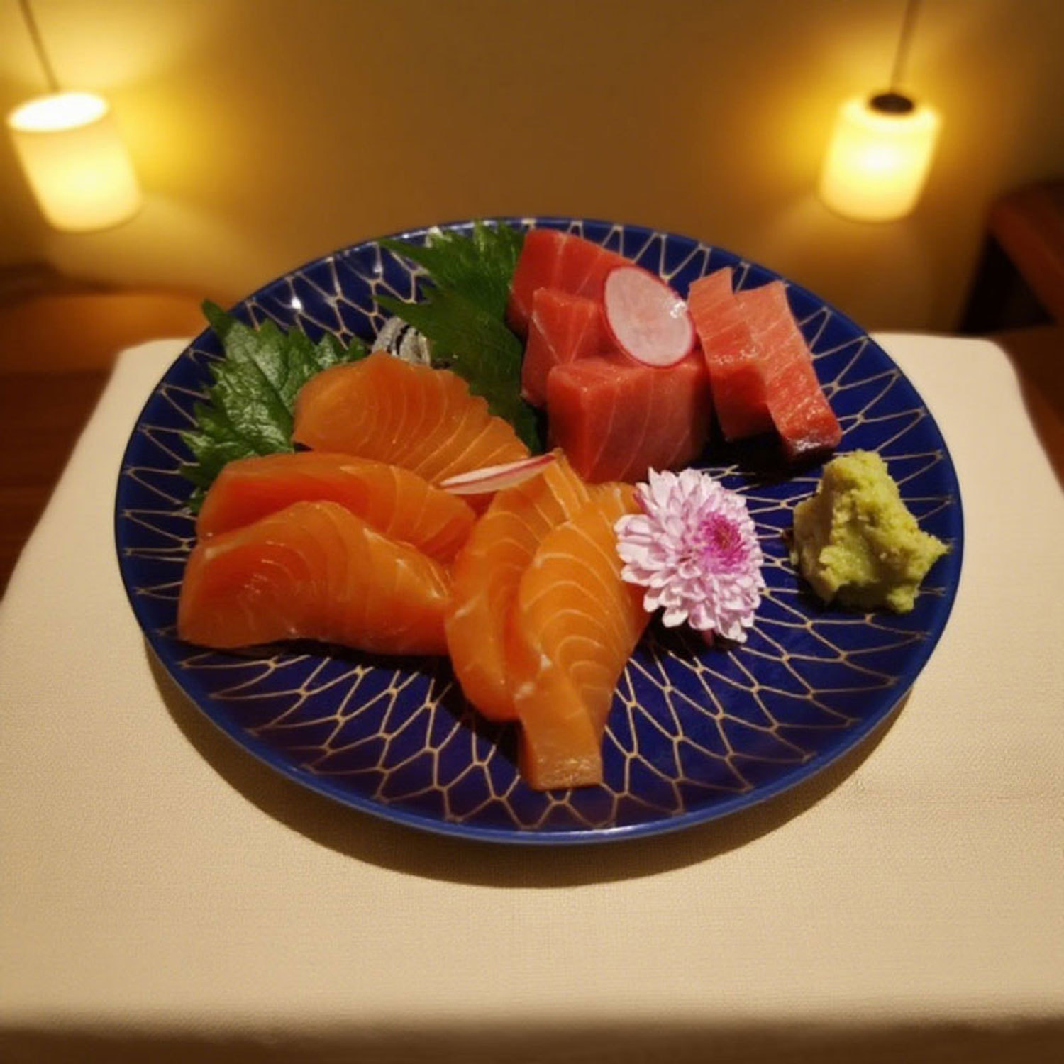 Creative Japanese ceramic round plate