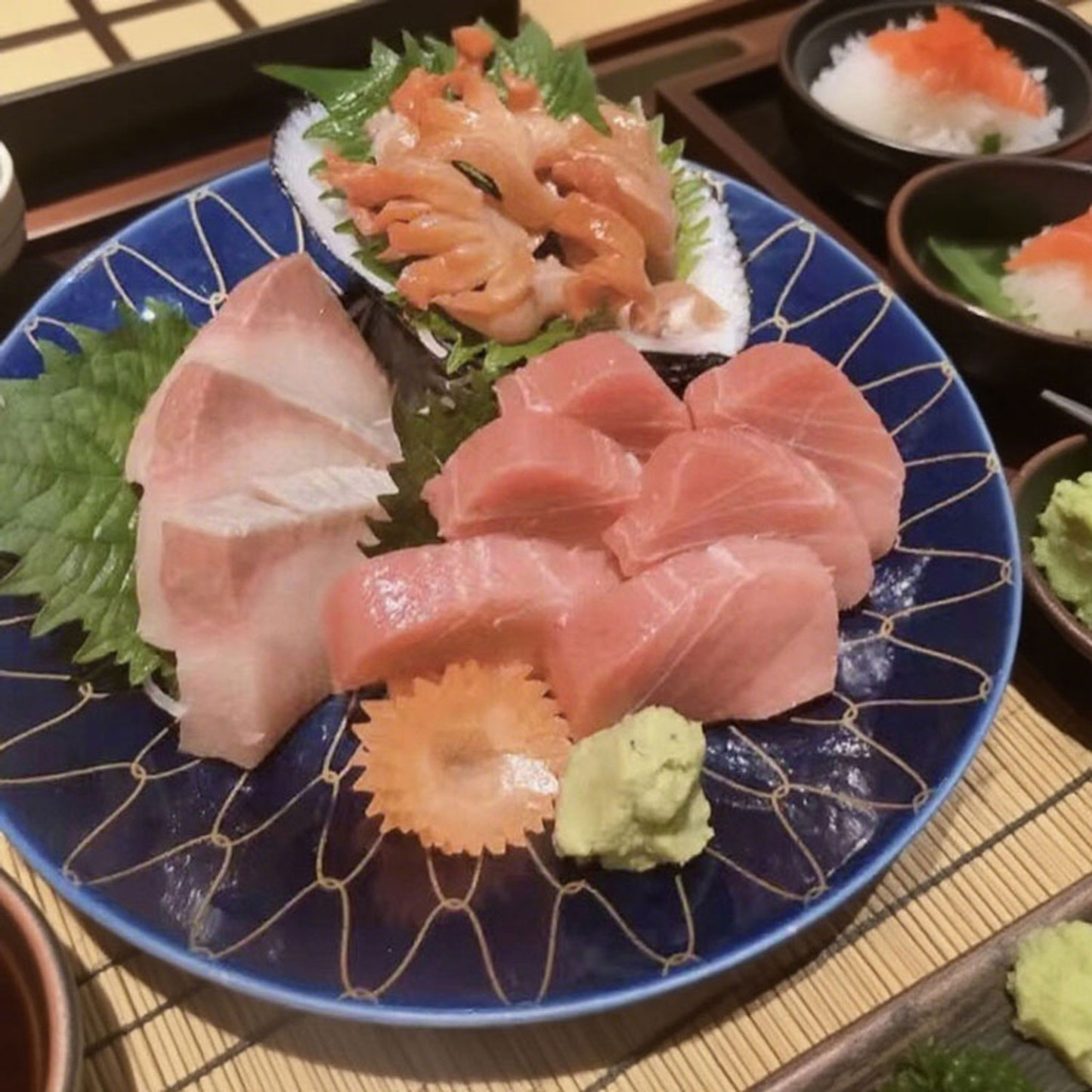 Creative Japanese ceramic round plate