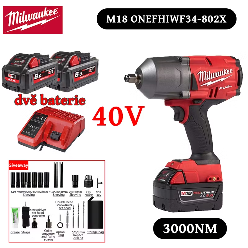 Klucz udarowy na baterię litową Milwaukee M18
