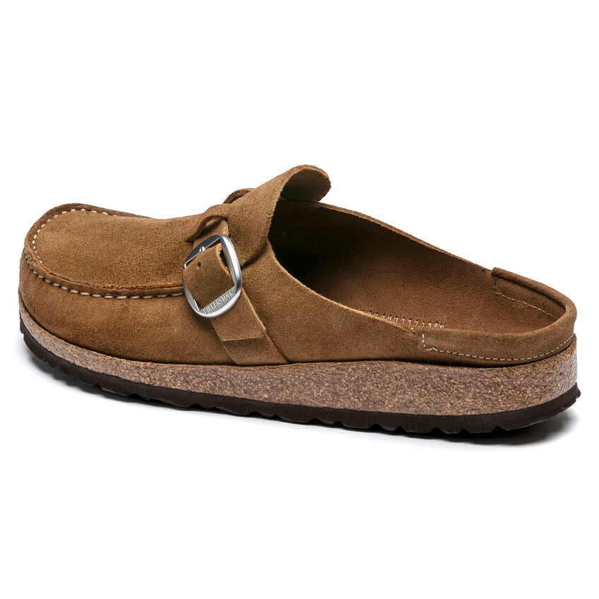 Birkenstock damskie chodaki Buckley Suede - Tea
