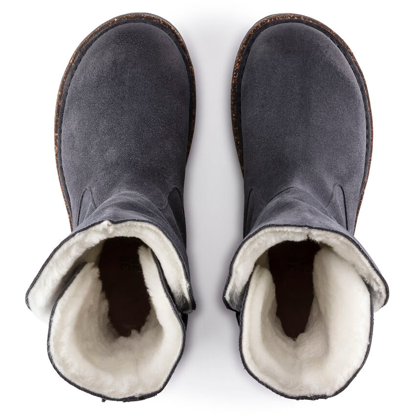 Birkenstock damskie buty Uppsala Shearling - grafitowe