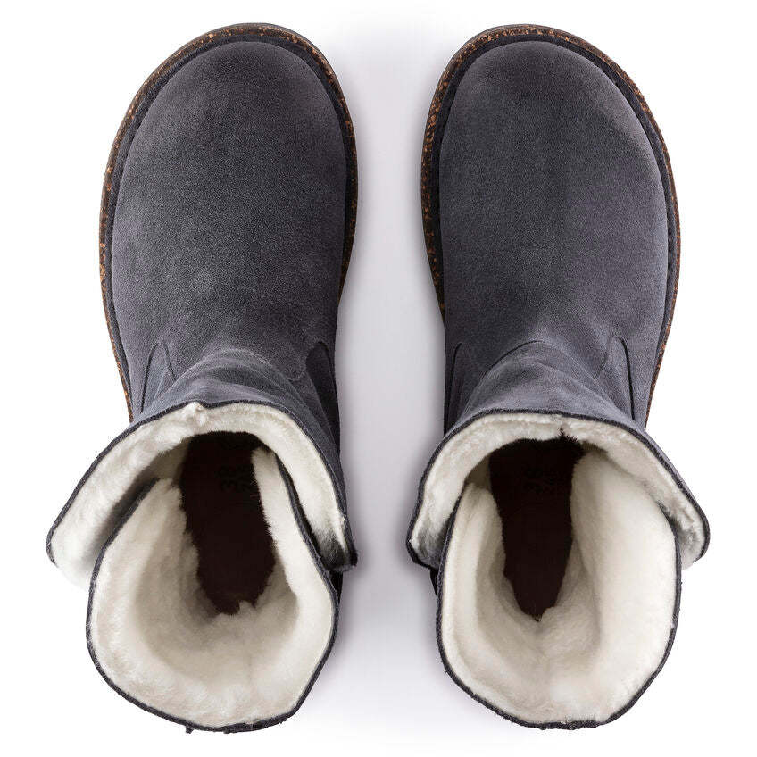 Birkenstock damskie buty Uppsala Shearling - grafitowe