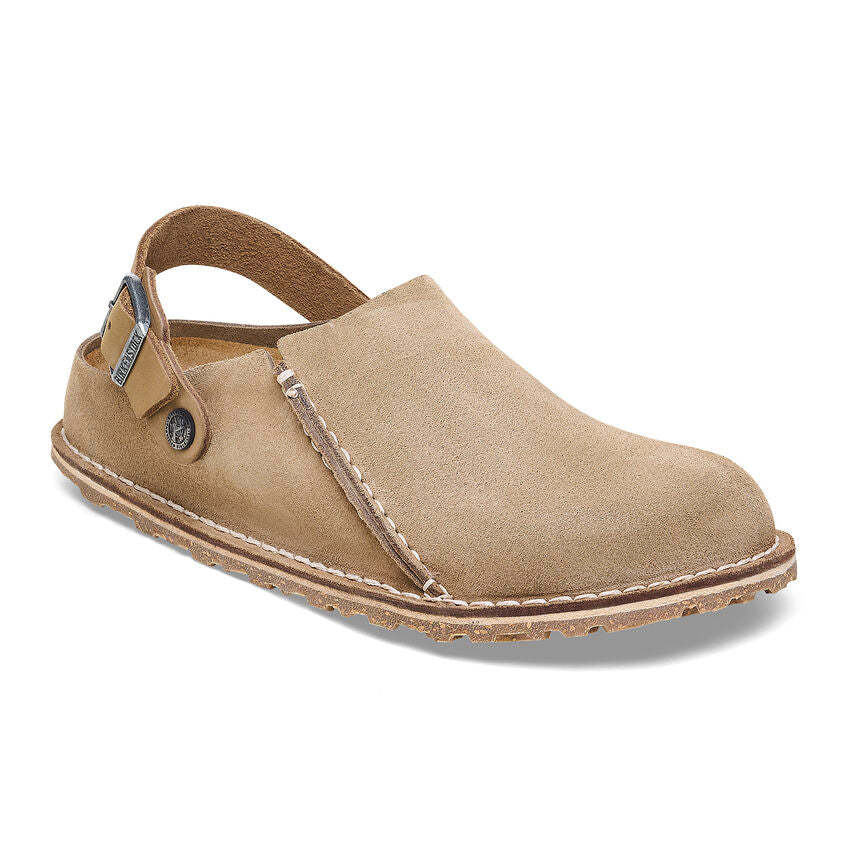 Birkenstock Lutry Premium Suede męskie - Szary Taupe