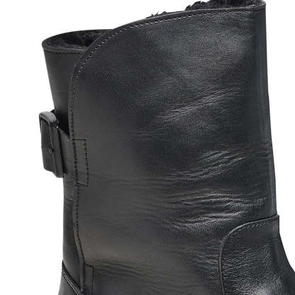 Birkenstock damskie buty Uppsala Shearling - czarne