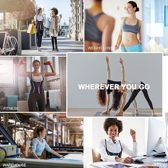 YADIFEN Trener talii dla kobiet – gorset modelujący sylwetkę z zamkiem, neoprenowa kamizelka typu sauna (Tank Top) do wyszczuplania brzucha