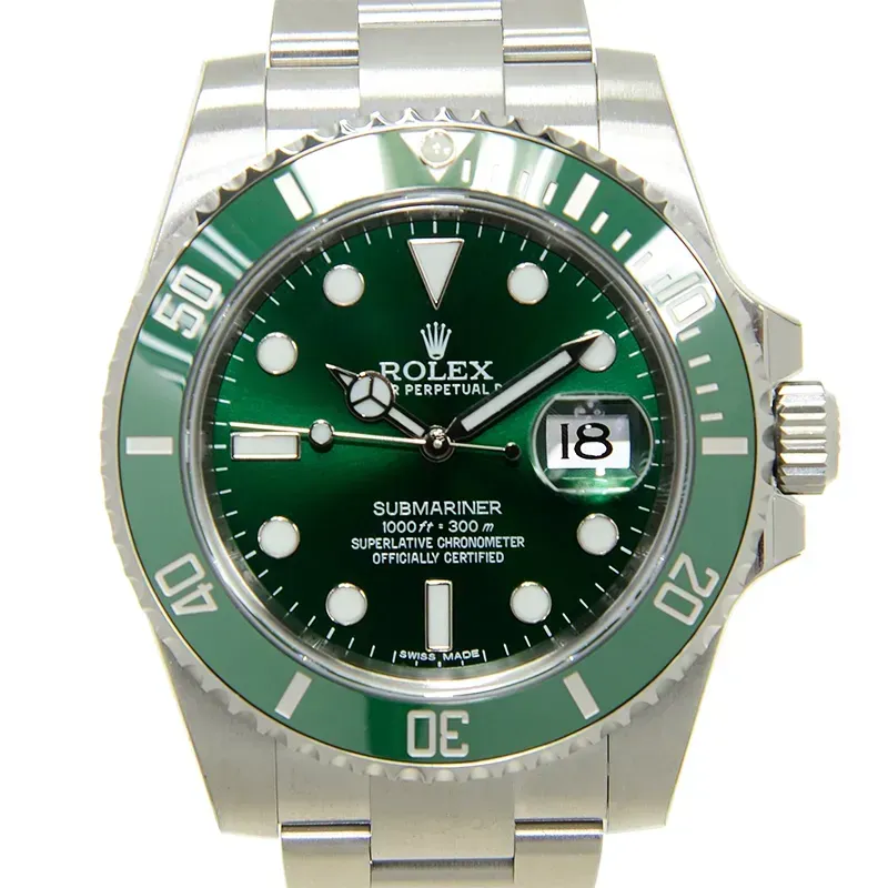 [Pozostało tylko 50] Wydarzenie ograniczone czasowo, tylko 435 zł，Rolex Submariner 116610lv 40 mm stalowy automatyczny z zieloną tarczą