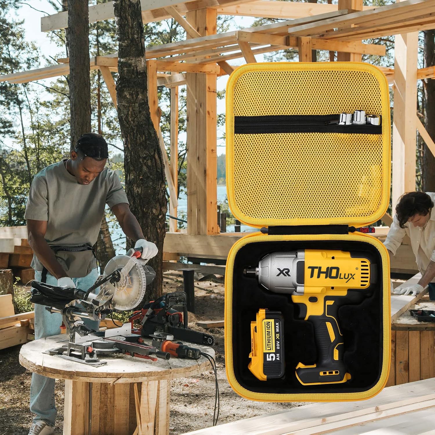 Lithium-Ion Cordless 1/2 in. Impact Wrench Kit
