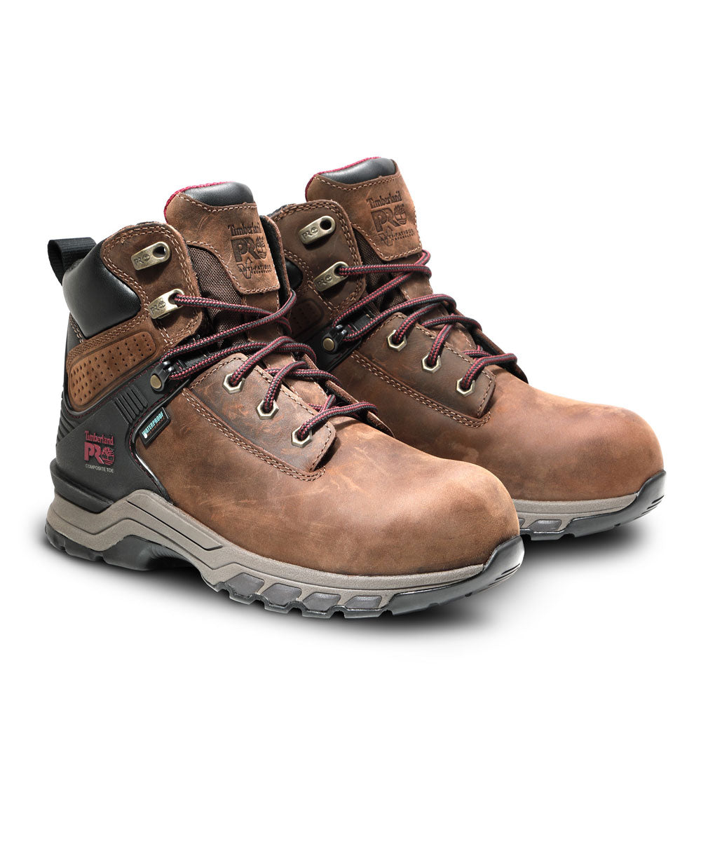 Timberland PRO Damskie buty robocze Hypercharge Composite Toe - Brązowe