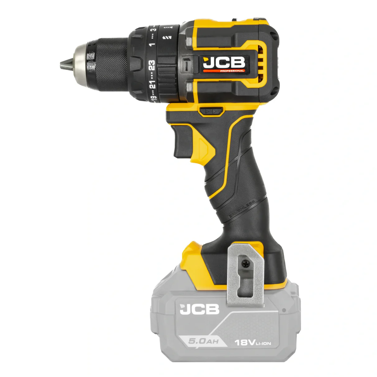 Wiertarko-wkrętarka akumulatorowa JCB 18V 75 Nm – Brushless z udarem