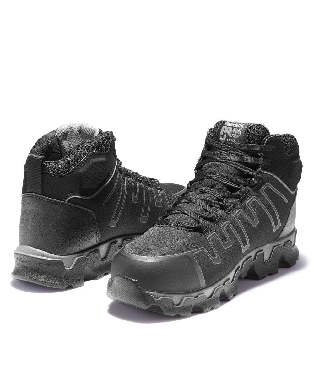 Timberland PRO Powertrain Sport Alloy Safety Toe Mid dla mężczyzn - czarny