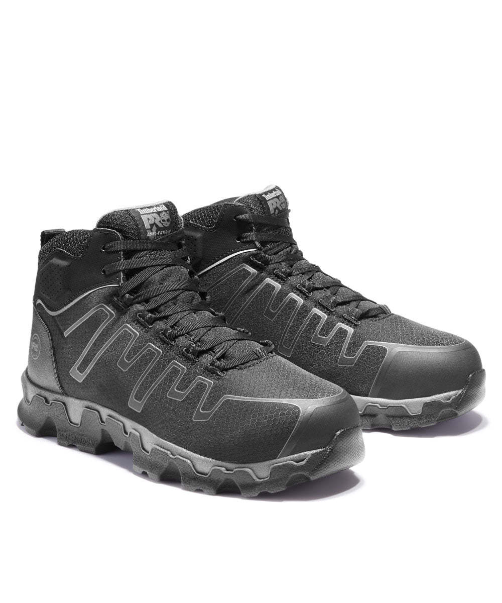 Timberland PRO Powertrain Sport Alloy Safety Toe Mid dla mężczyzn - czarny