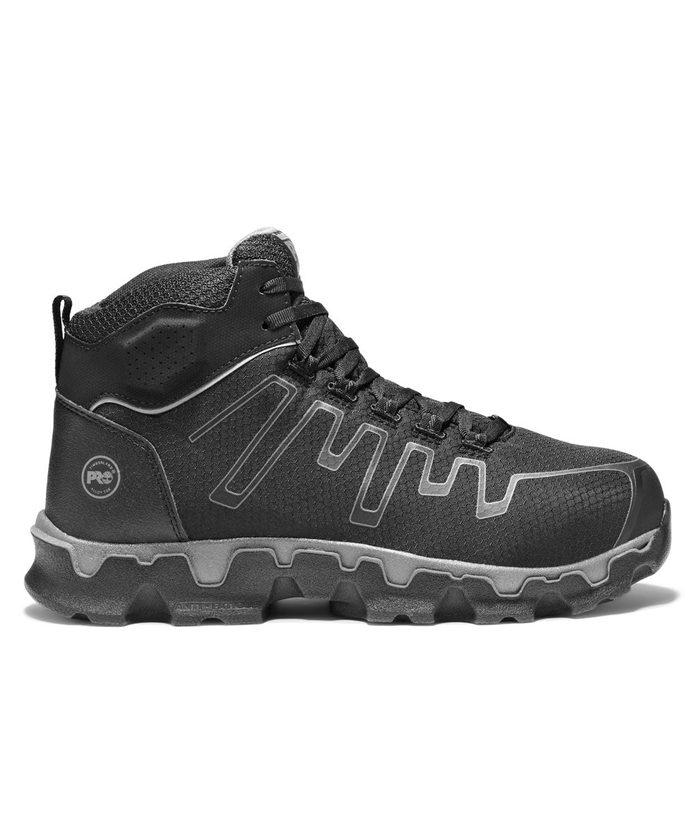 Timberland PRO Powertrain Sport Alloy Safety Toe Mid dla mężczyzn - czarny