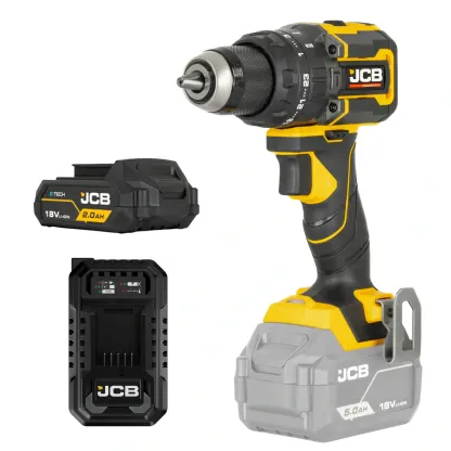 Wiertarko-wkrętarka akumulatorowa JCB 18V 75 Nm – Brushless z udarem