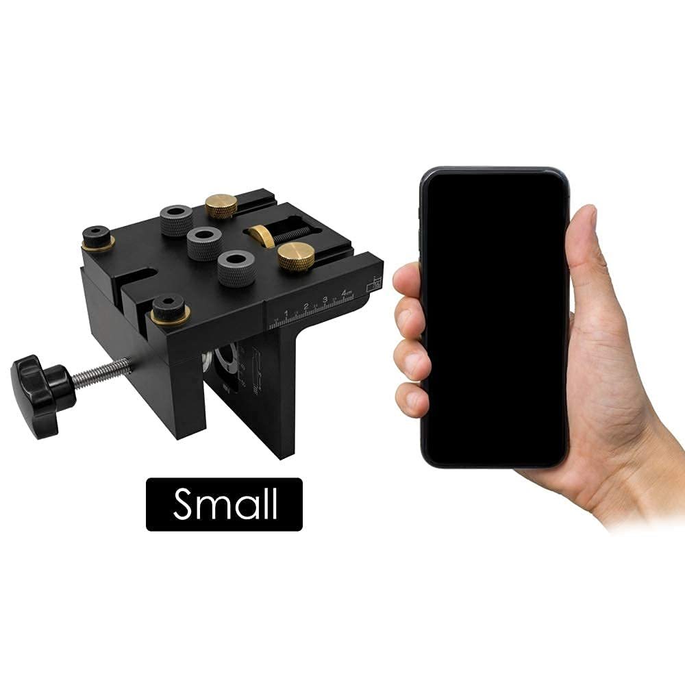 Zestaw narzędzi stolarskich 3 w 1, kieszonkowy, do wiercenia, narzędzie z zaciskiem lokalizacyjnym, regulowana prowadnica wiertła, lokalizator, narzędzia stolarskie, narzędzia do samodzielnego tworzenia mebli