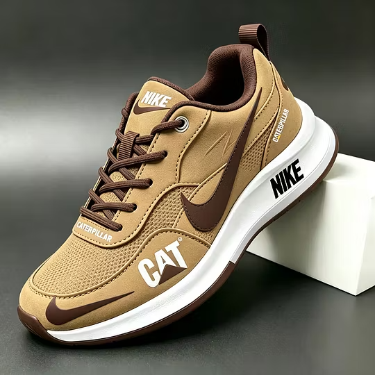 🏃 Kolaboracja Nike × CAT: Sneakersy athleisure typu color-block