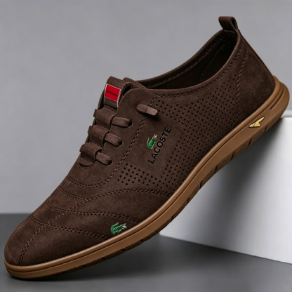 LACOSTE Skórzane buty Business Casual | Miękka skóra i przewiewność