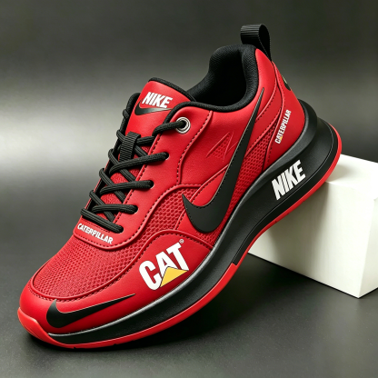 🏃 Kolaboracja Nike × CAT: Sneakersy athleisure typu color-block