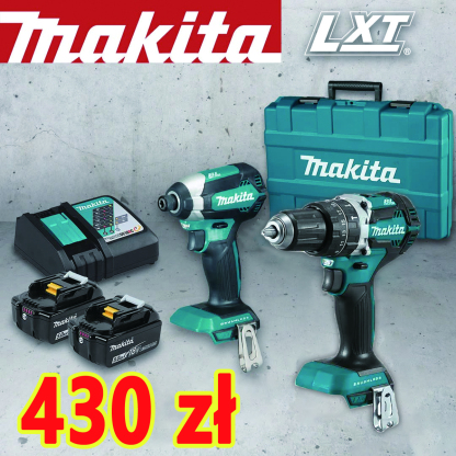 Wielkie otwarcie Castorama – Profesjonalny zestaw Makita XT269M 18V (2 narzędzia + 2 baterie) za 430 zł!