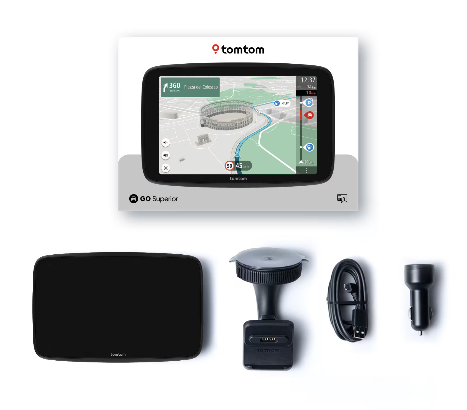 Ułatw sobie jazdę dzięki łatwej w obsłudze nowej nawigacji TomTom GO Superior