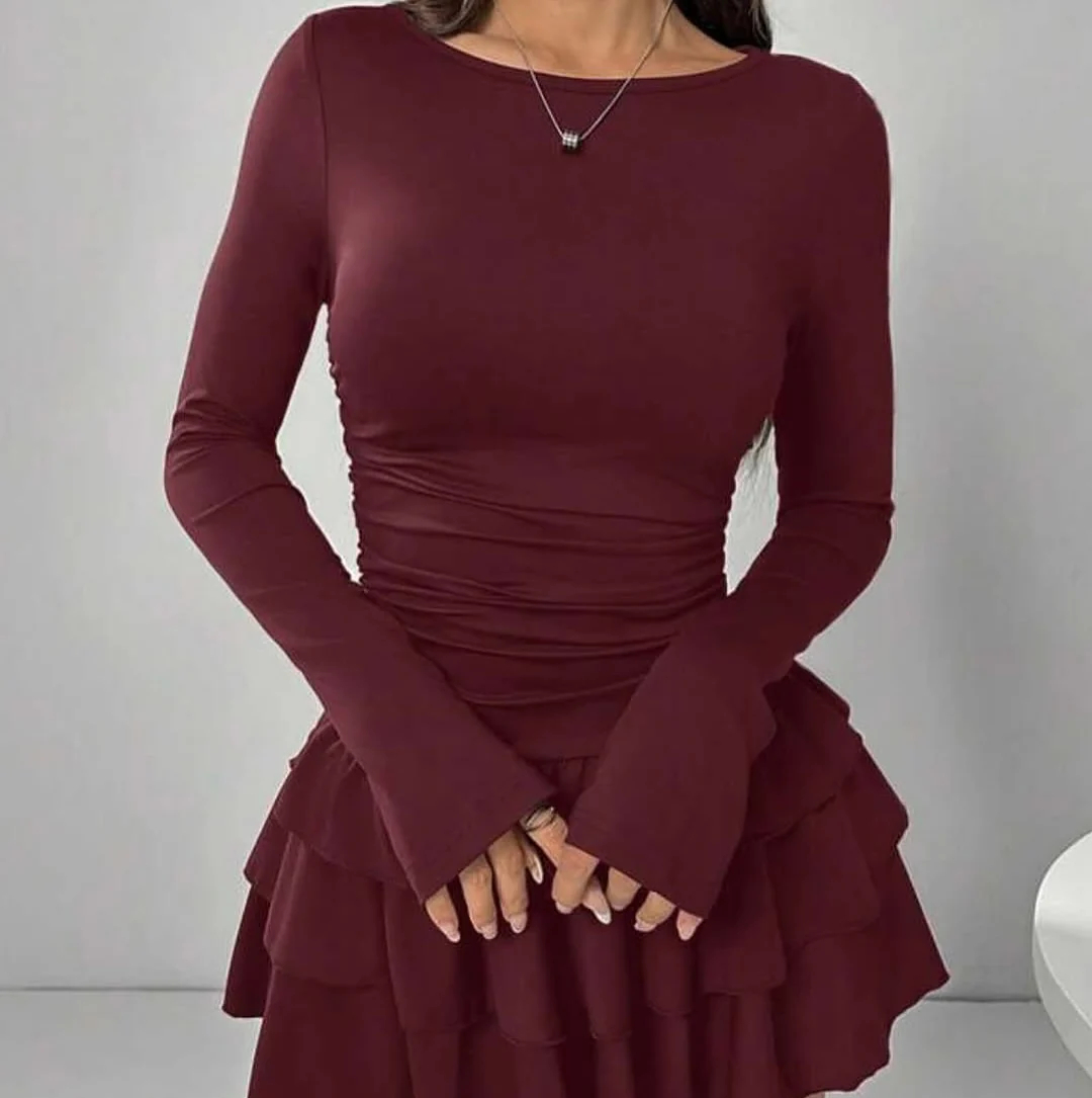 Wine Whisper Dress - C0328