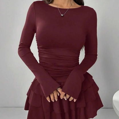 Wine Whisper Dress - C0328