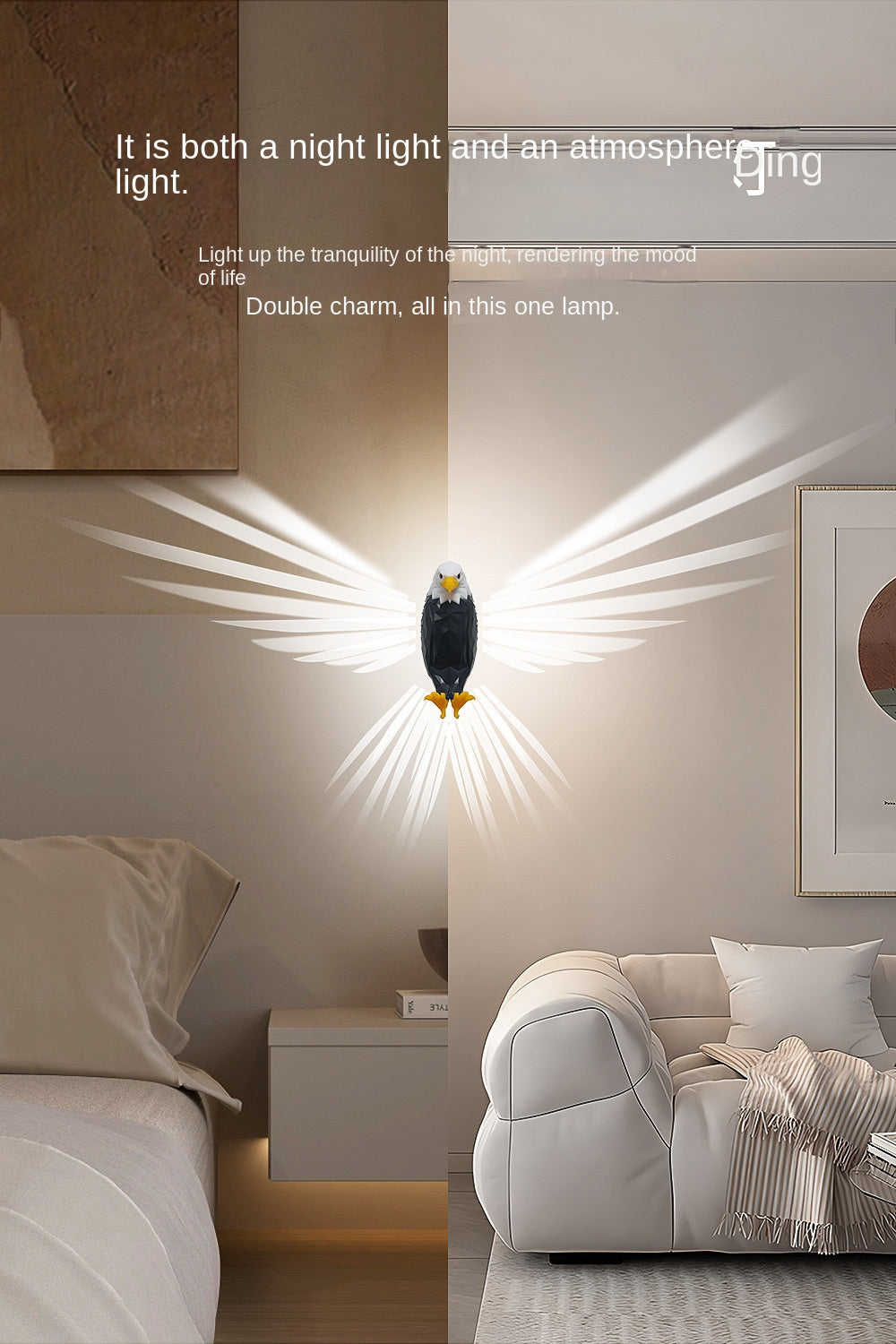 Eagle Rechargeable Wall Lamp