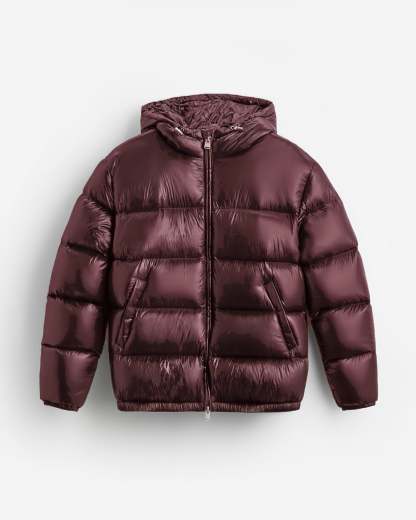 Solid color high-end puffer jacket - C0348
