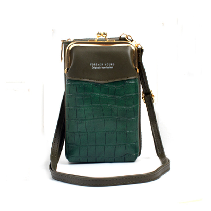 FL stylish solid color crossbody phone bag- B0102