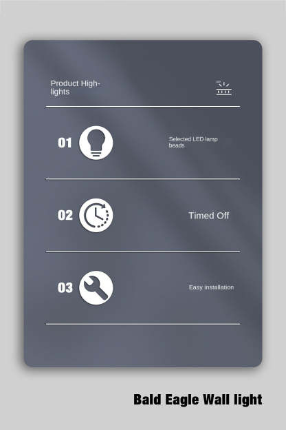 Eagle Rechargeable Wall Lamp