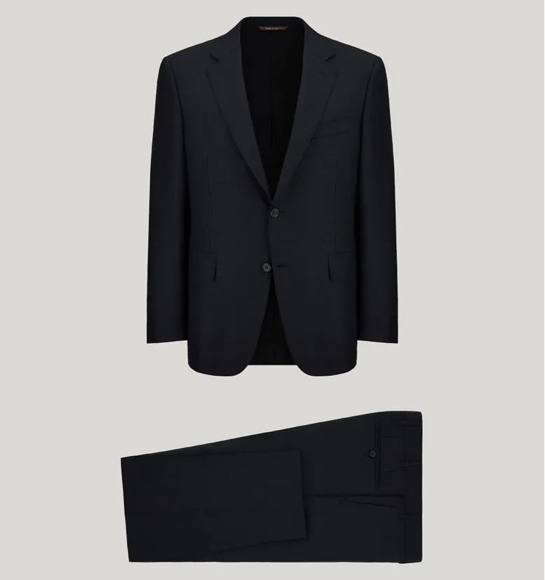 Abito di lana blu scuro